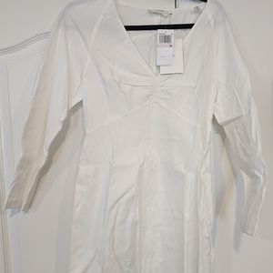 A.L.C Linen and Viscose Mini Dress